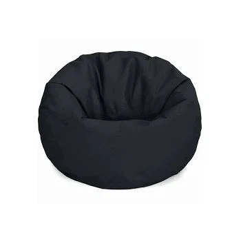 Funda de sofá tipo puf negra