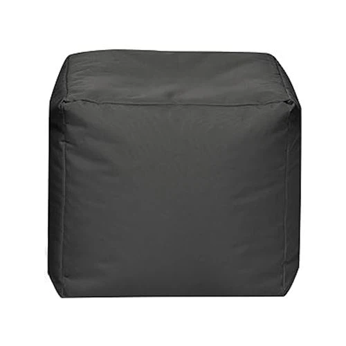 Funda para sofá tipo puf cuadrado negro