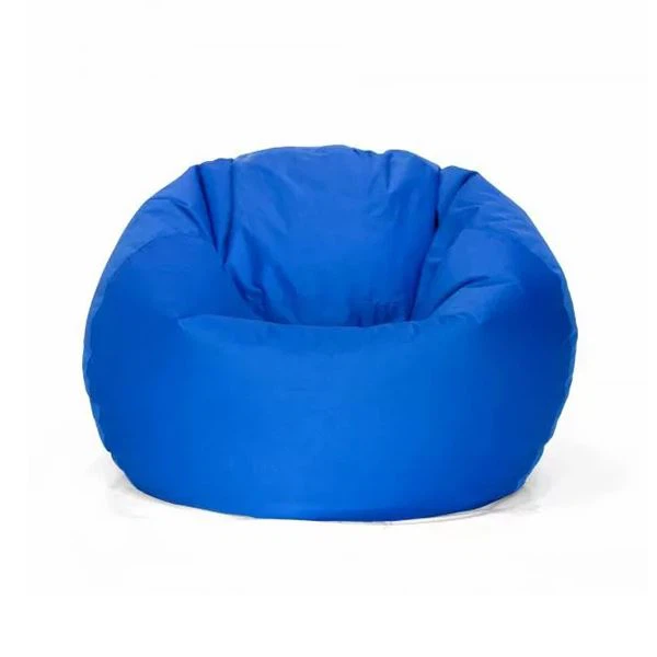 Funda para silla tipo puf azul para exteriores