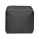 Funda para sofá tipo puf cuadrado negro