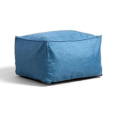 Funda para silla tipo puf cuadrada azul