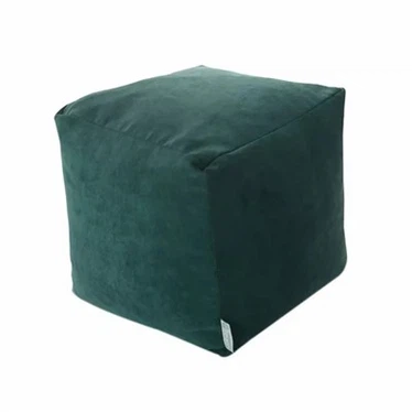 Cubierta de silla de bolsas de frijoles cuadrados