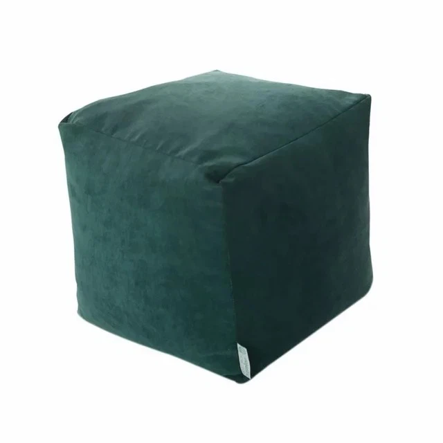 Cubierta de silla de bolsas de frijoles cuadrados
